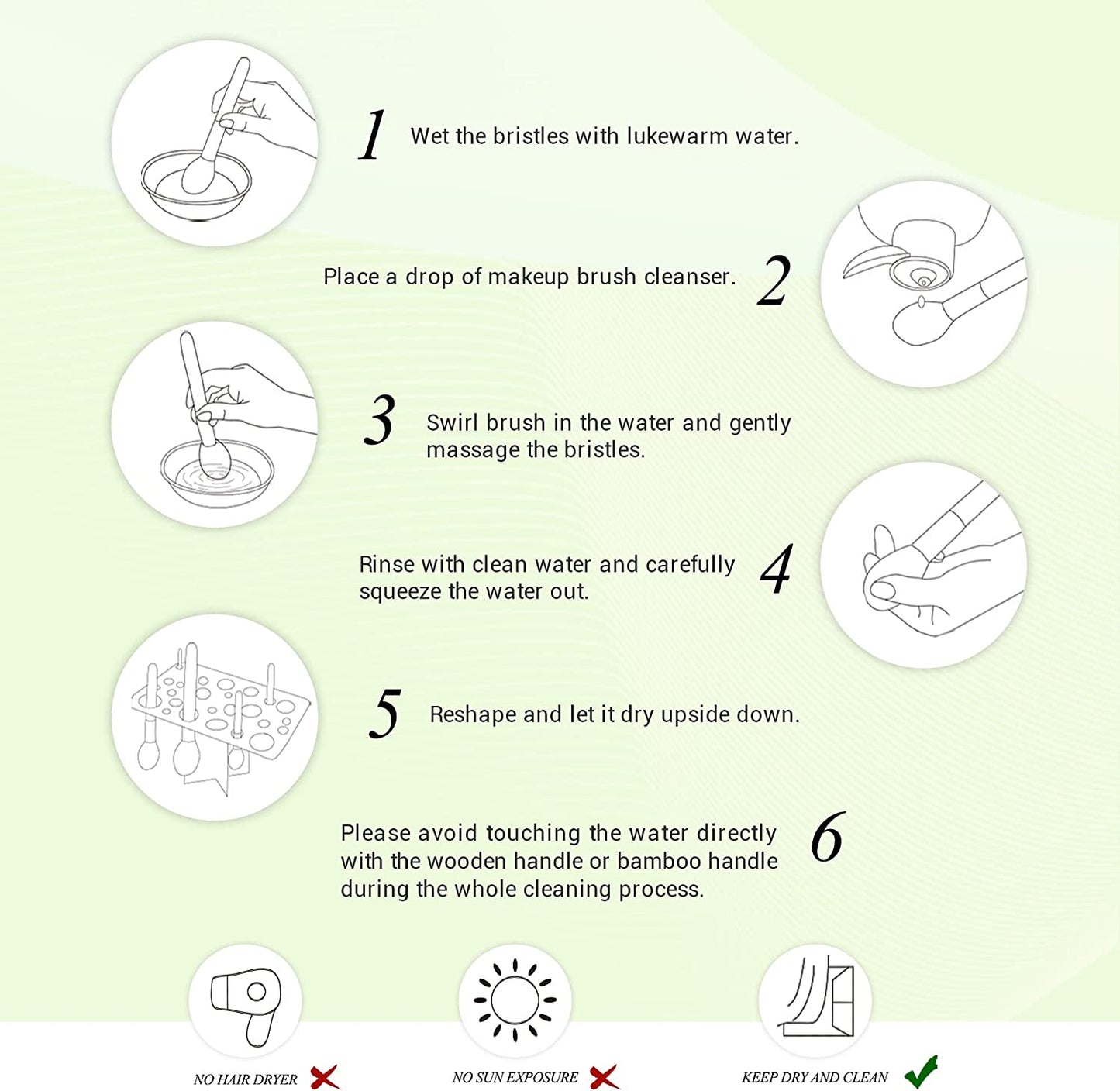 , Set Di Pennelli Professionali Da Trucco in Bambù, 25 Pezzi, Set Di Accessori Cosmetici per Fondotinta, Cipria, Fard, Ombretto, T135