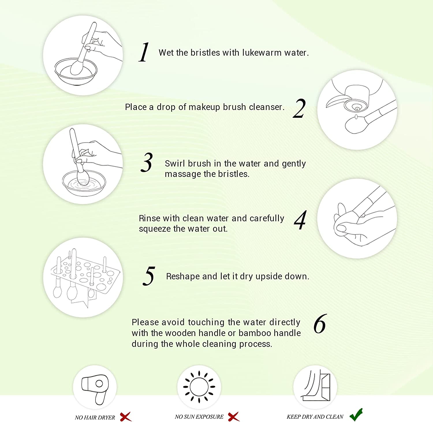 , Set Di Pennelli Professionali Da Trucco in Bambù, 25 Pezzi, Set Di Accessori Cosmetici per Fondotinta, Cipria, Fard, Ombretto, T135